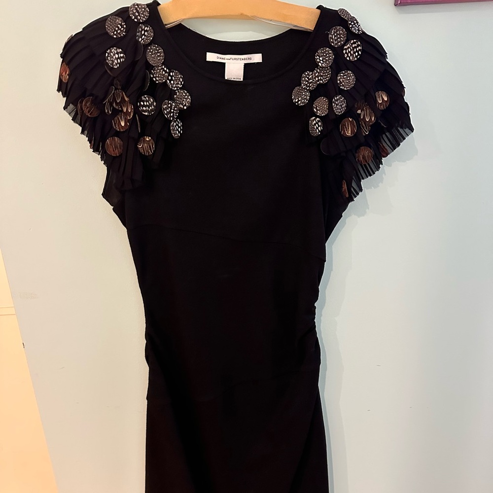 DianevonFurstenberg black dress